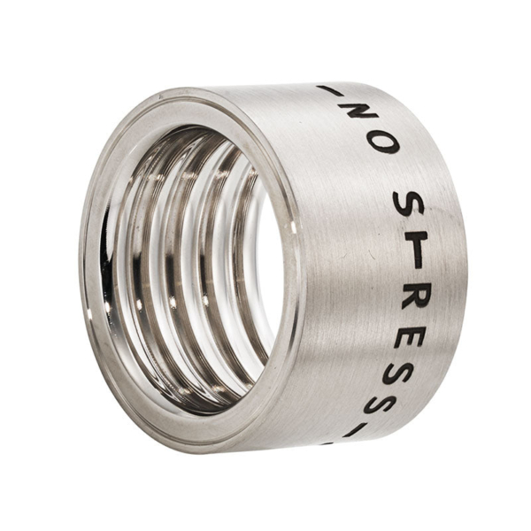 Bague NO STRESS en acier inoxydable