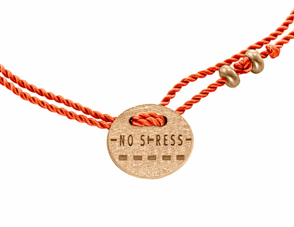 Bracelet NO STRESS en argent 925 plaqué or rose platine – Image 75
