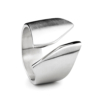 Anello SPALT 925 argento placcato palladio bianco