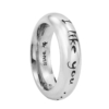 Bague I LIKE YOU en acier inoxydable