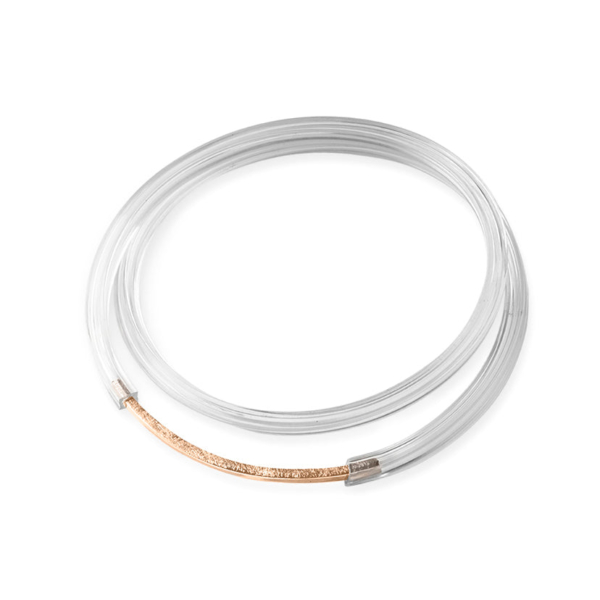 Bracelet CONNECT Double Argent 925 Plaqué Or Rose Platine – Image 11