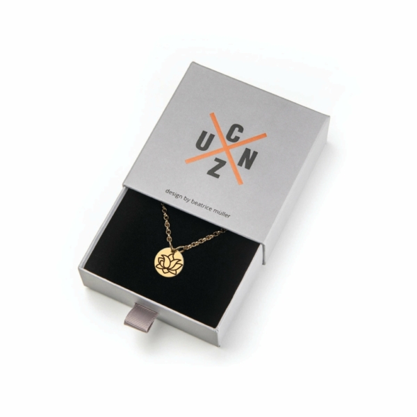 CuNz-x Halskette Lotus – Bild 7