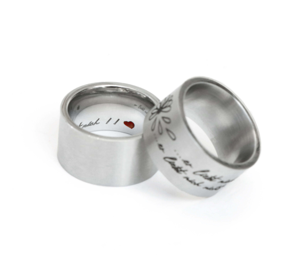 Anello timbro È amore - Non è amore - immagine 5